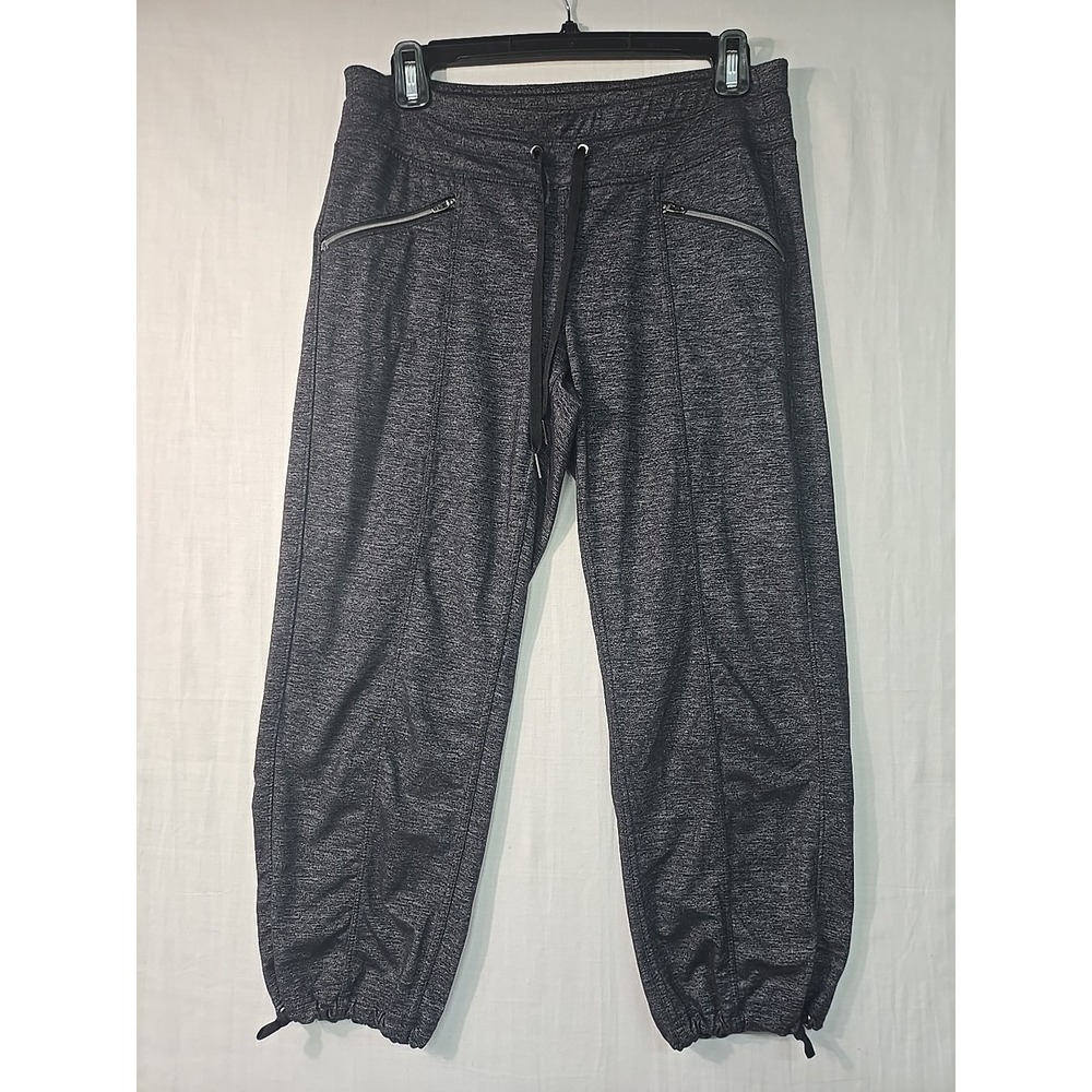 Athleta Metro Slouch‎ Cropped Pant Joggers Charcoal Gray Women's Size S Workout